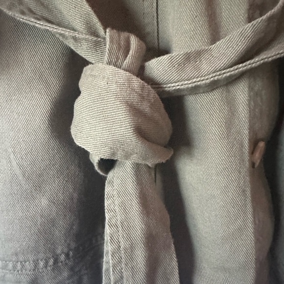 Free Assembly Women’s Olive Button Down Utility Jacket. Gently used. - Picture 8 of 14